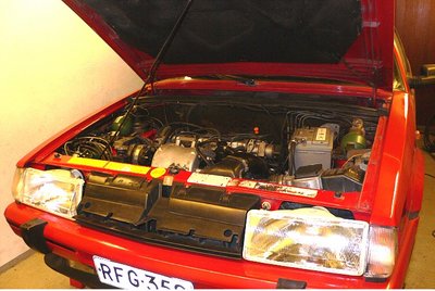 BX GTI 4WD konehuone valmis.JPG