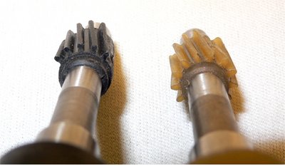 BX GTI  Nopeumittarin vaijerin jakolaatikossa oleva pyöritys mammasryörä 4.jpg