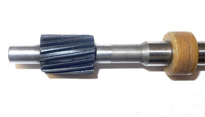 BX GTI 4WD Nopeumittarin vaijerin pyörittäjän testissä ollut hammasratas noin 3200km.jpg